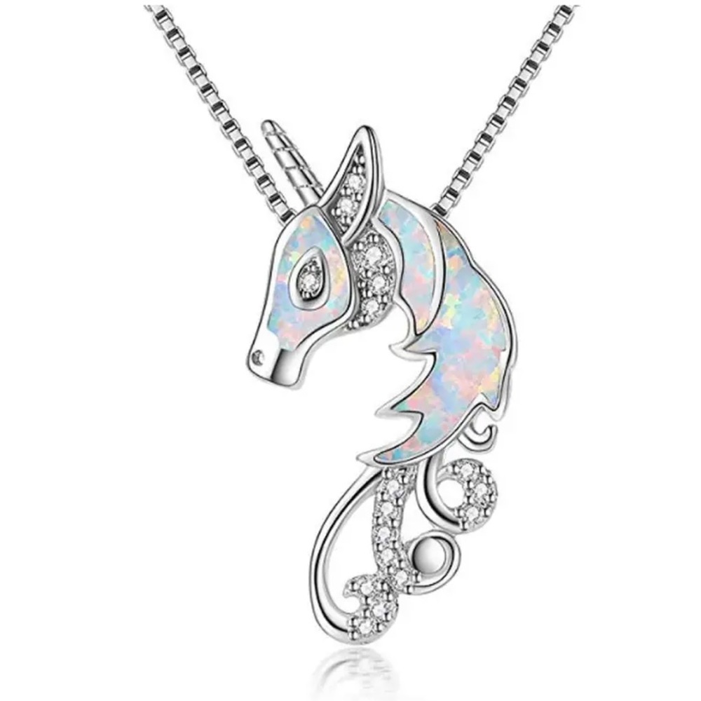 Sterling Silver Unicorn Necklace